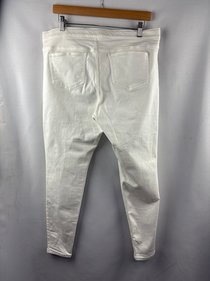 Women’s J.Jill Size 14 White Denim Jeggings