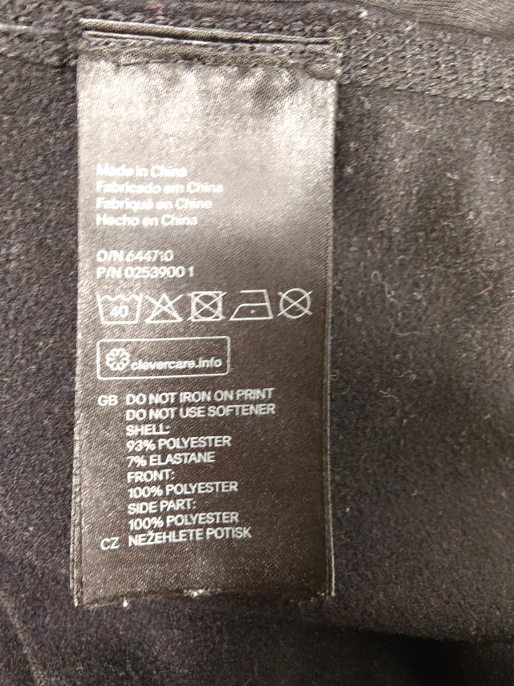 Men’s H&amp;M Sport Running Jacket Black Gray XL