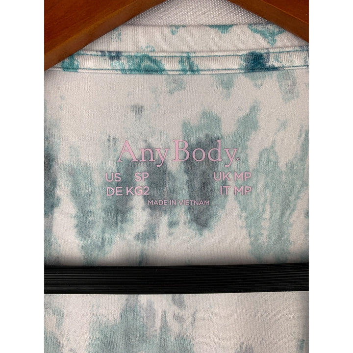 AnyBody Watercolor Print Sleeveless Tank & Cropped Pants Lounge Set S