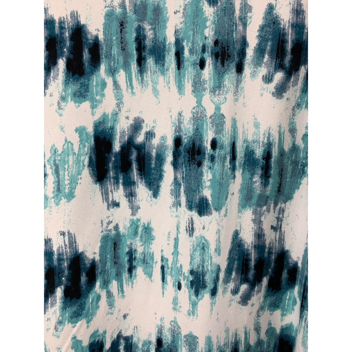 AnyBody Watercolor Print Sleeveless Tank & Cropped Pants Lounge Set S