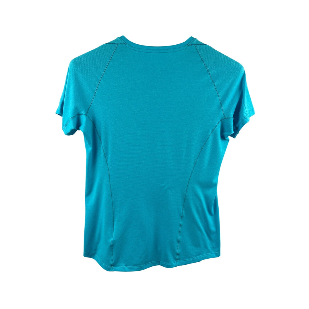 Women’s Arc’Teryx Small Bright Aqua Short Sleeve Sports Shirt
