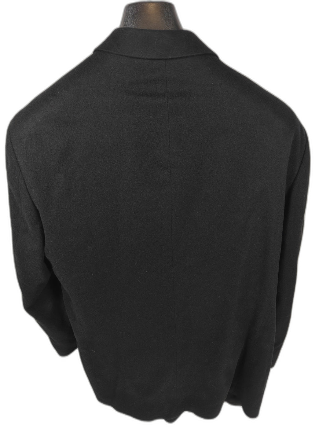 Mens Andrew Fezza Carver Cashmere Blazer Black Size 46L