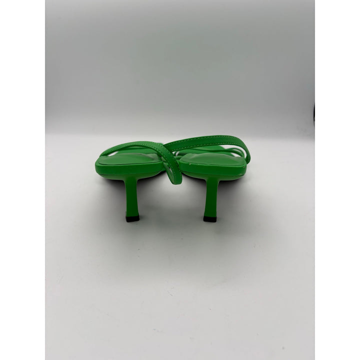 Women’s MMG Size 7.5 Bright Green Kitten Heels