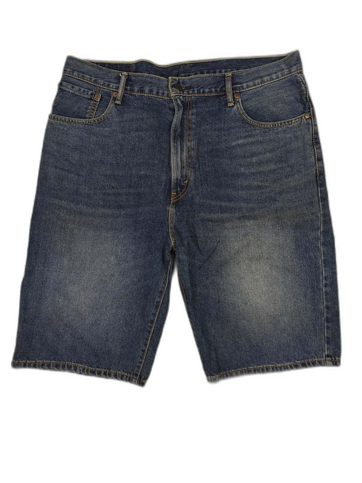 Mens Levis 569 Loose Straight Denim Shorts Blue Size 36