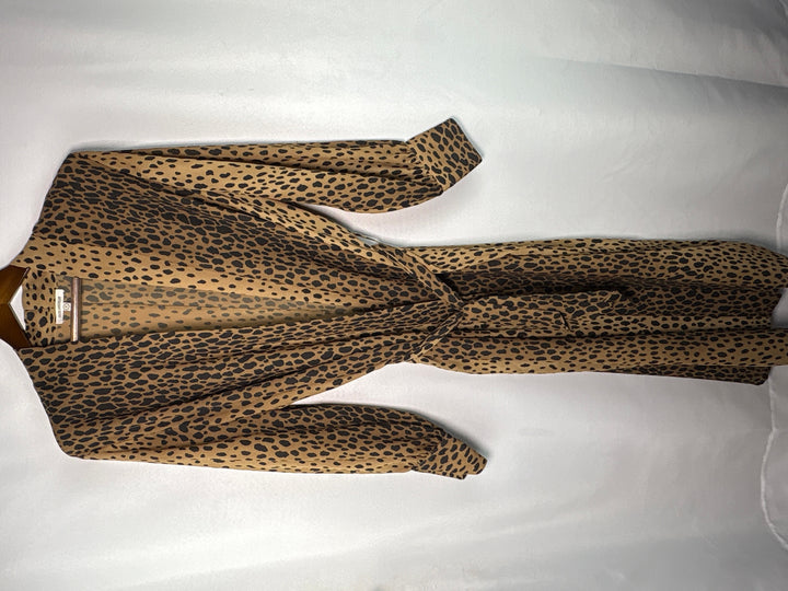 Women’s Good American Size 4 Leopard Print Duster