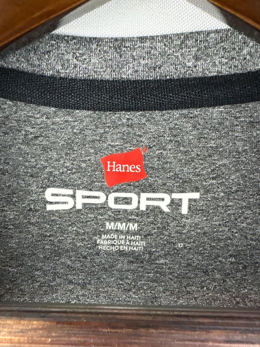 Women’s Hanes Sport Medium Heather Gray Long Sleeve