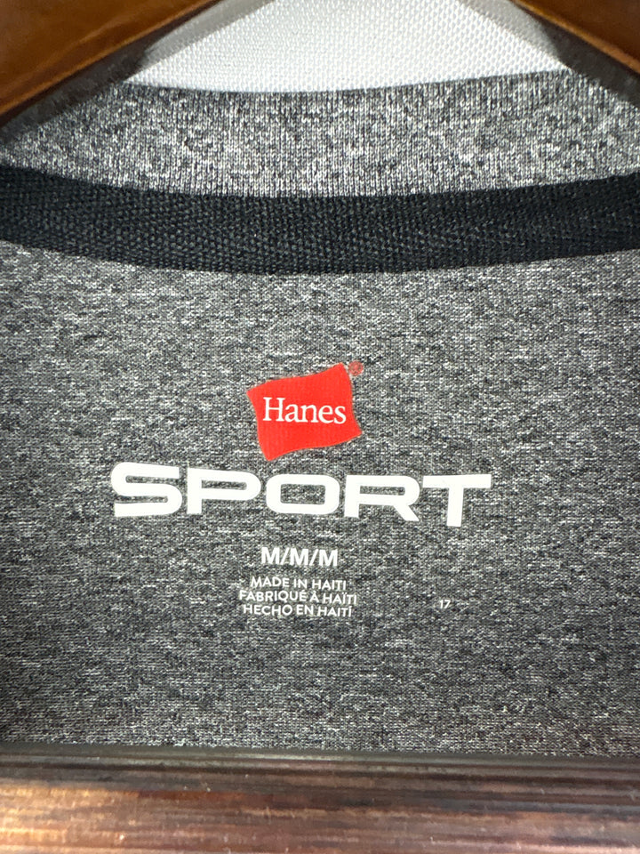 Women’s Hanes Sport Medium Heather Gray Long Sleeve
