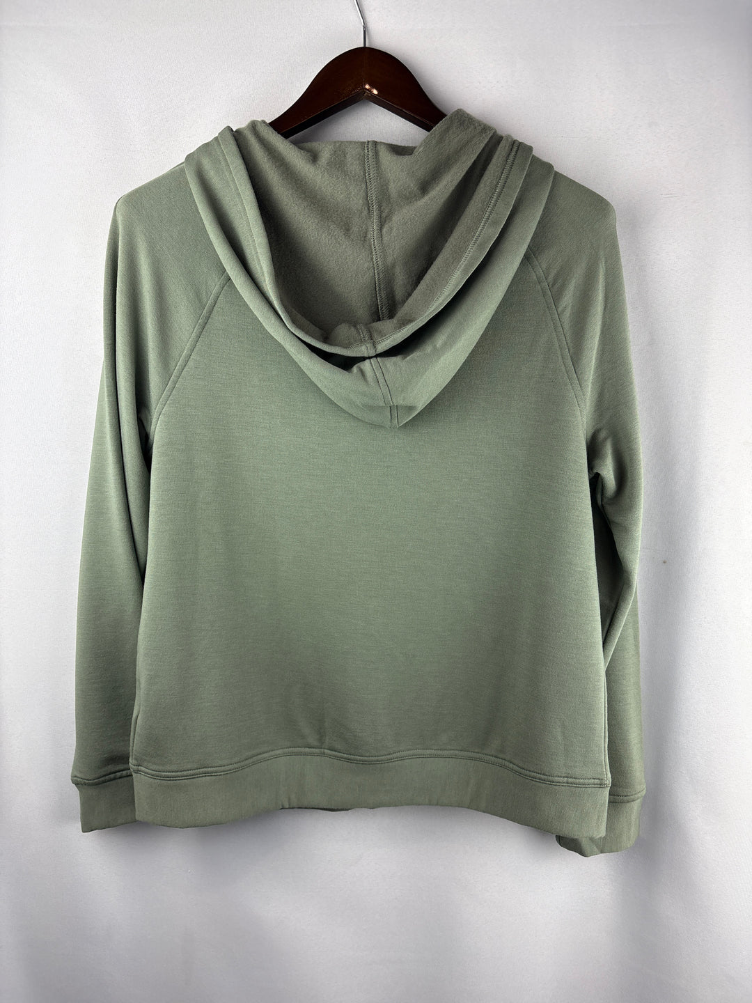 Women’s Quince Medium Olive Green Zip Hoodie