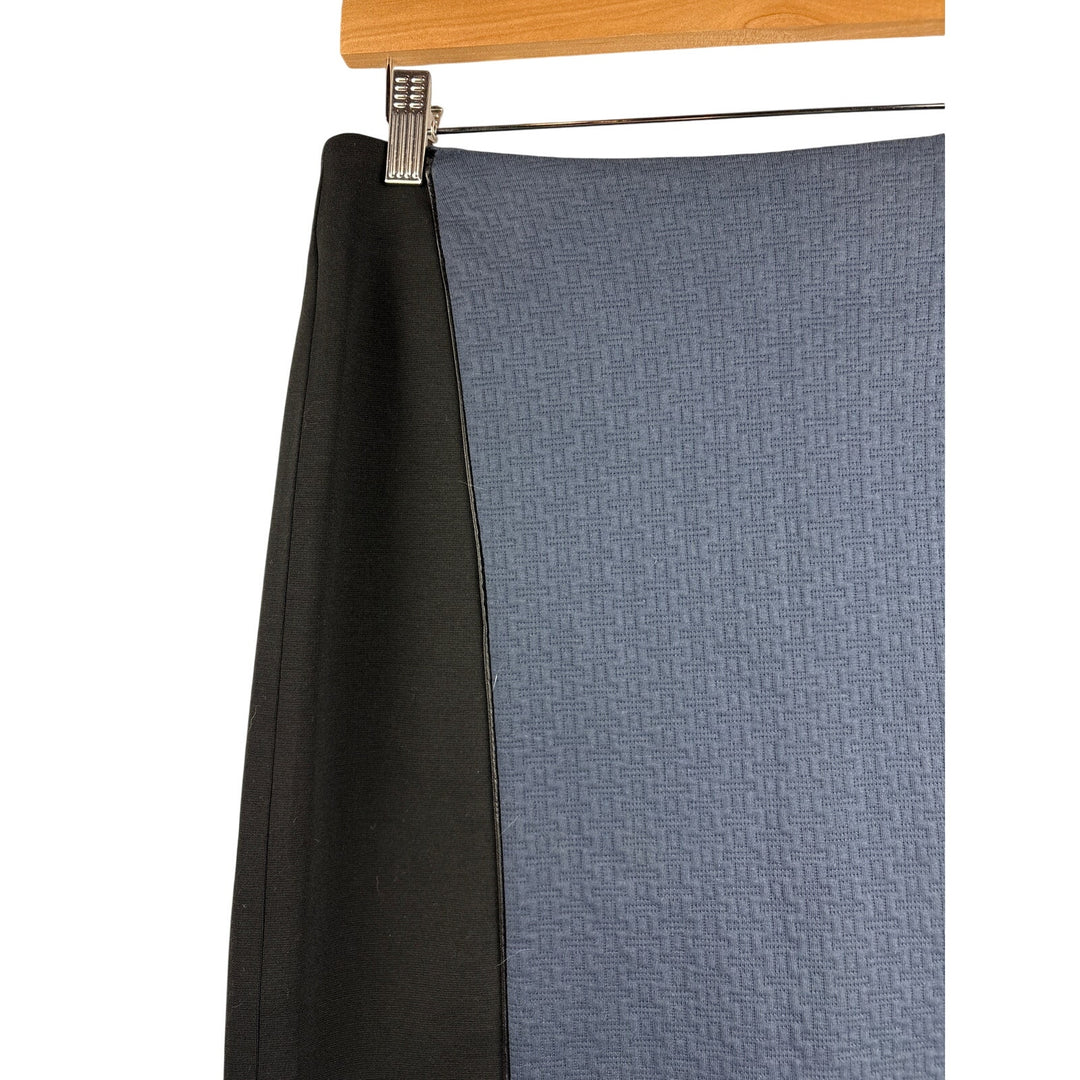 Women’s Laundry by Shelli Segal Size 2 Black & Blue Pencil Skirt