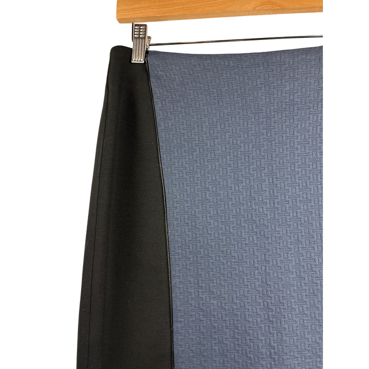 Women’s Laundry by Shelli Segal Size 2 Black & Blue Pencil Skirt