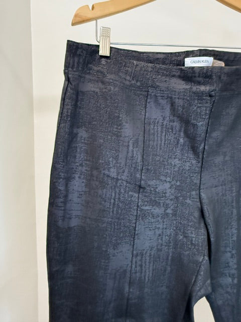 Calvin Klein Pull On Slim Straight Pants Stretch Career Size XL
