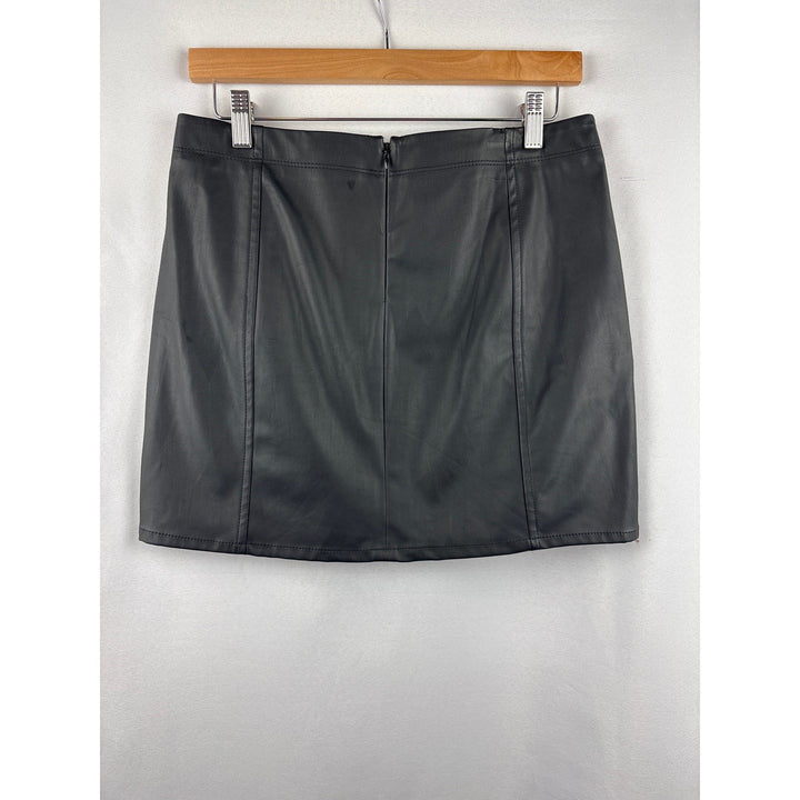 Women’s Express Size 4 Black Faux Leather Mini Skirt