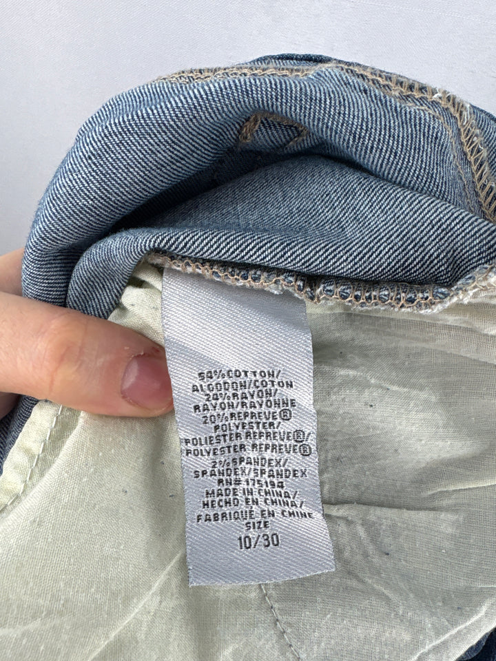 Women’s 1822 Denim Size 10/30 Blue Wide Leg Jeans
