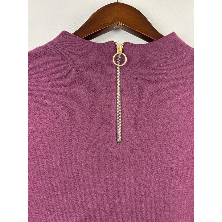 Women’s Chico’s Small Plum Mock Turtleneck Sweater