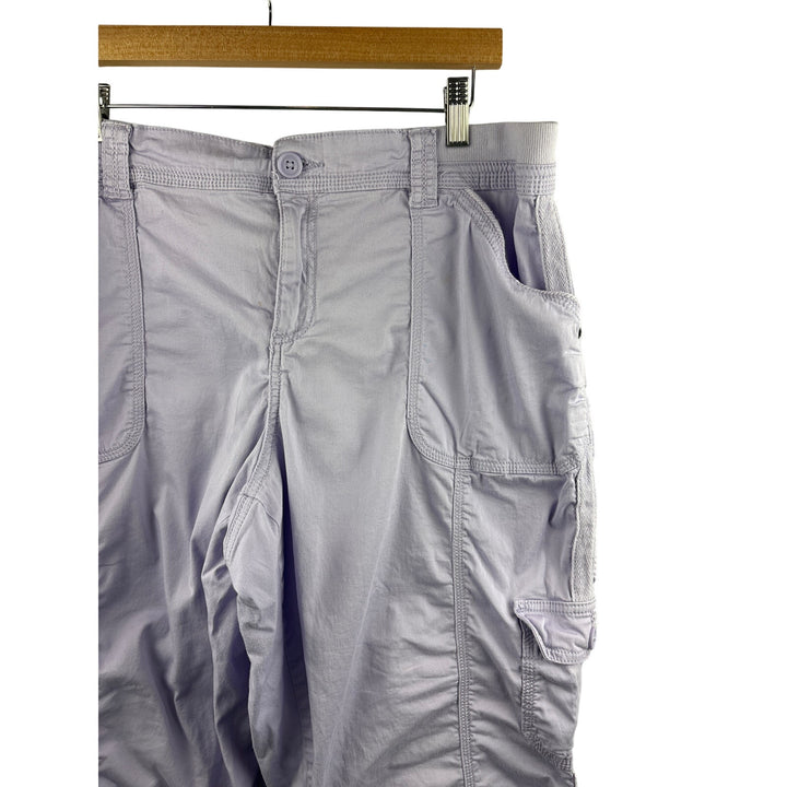 Women’s Style & Co Size 16 Lilac Cargo Capris