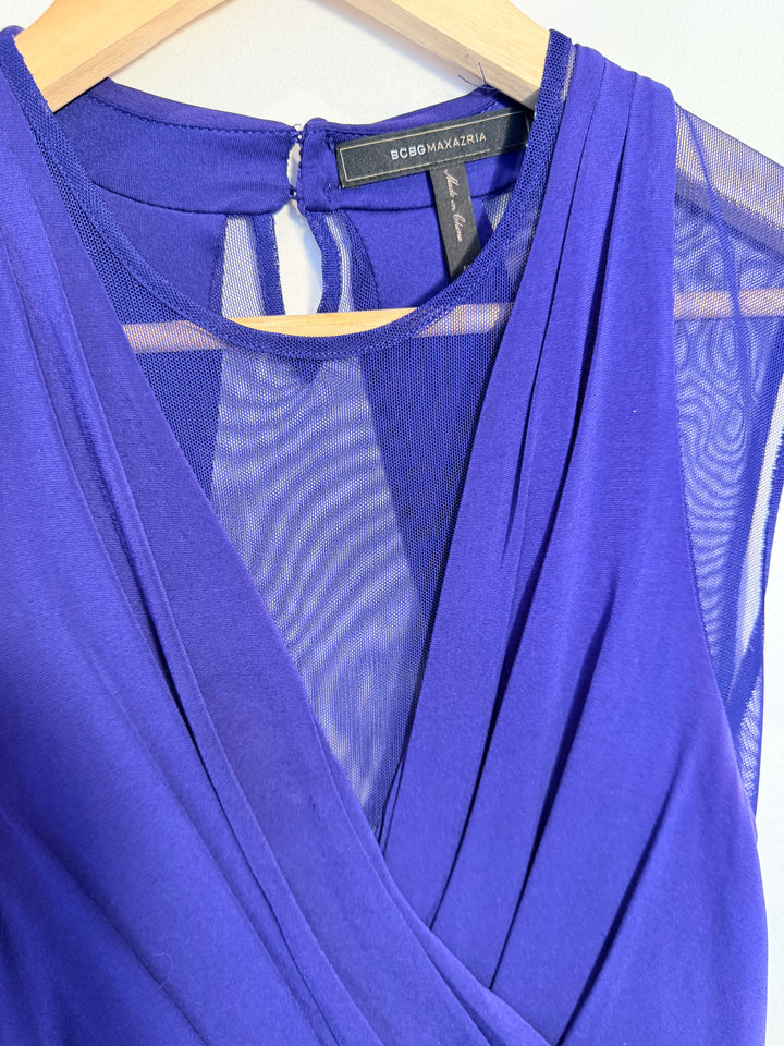 BCBG Maxazria Deep Regal Blue Dress Size M