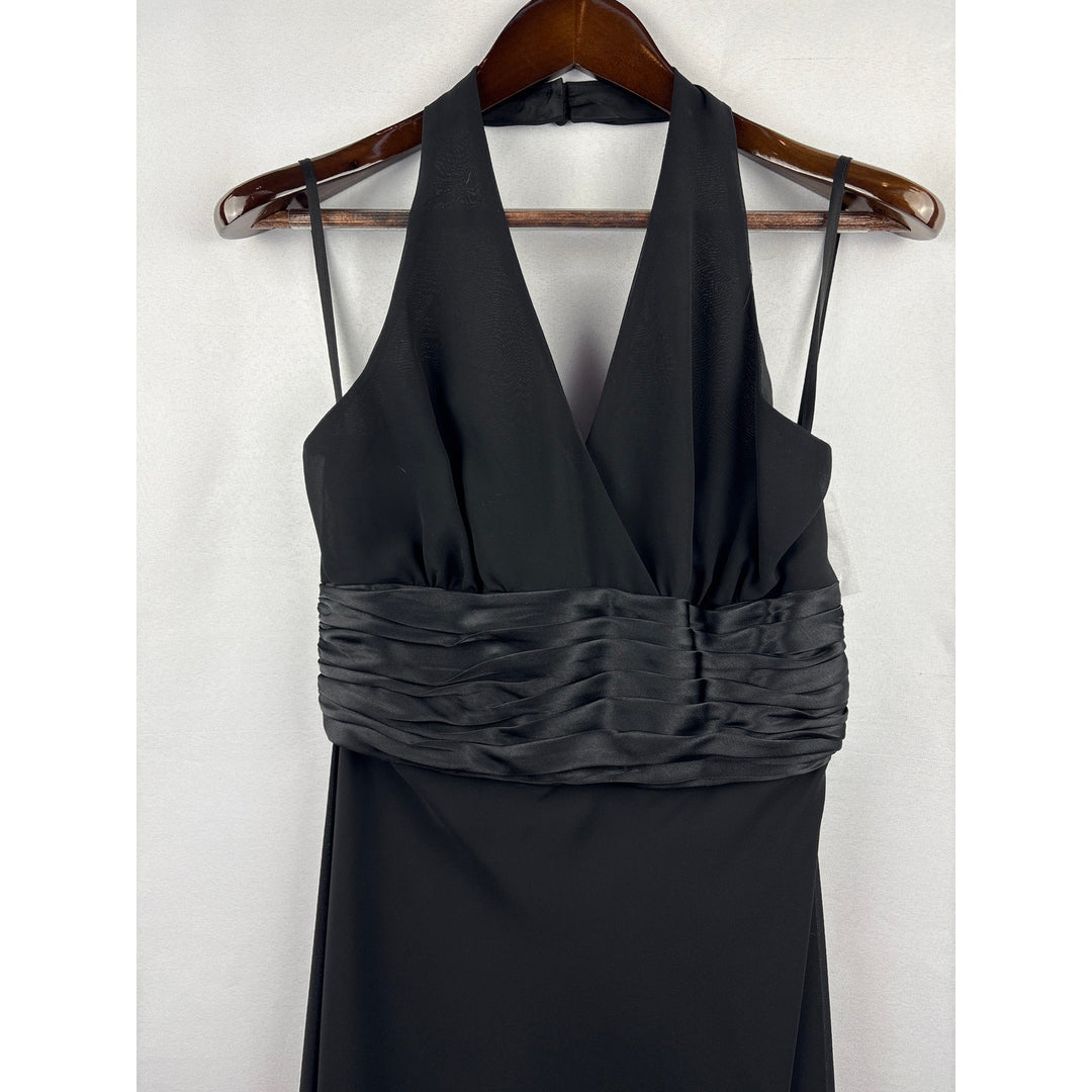 Women’s Style&Co. Size 6 Black Halter Cocktail Dress