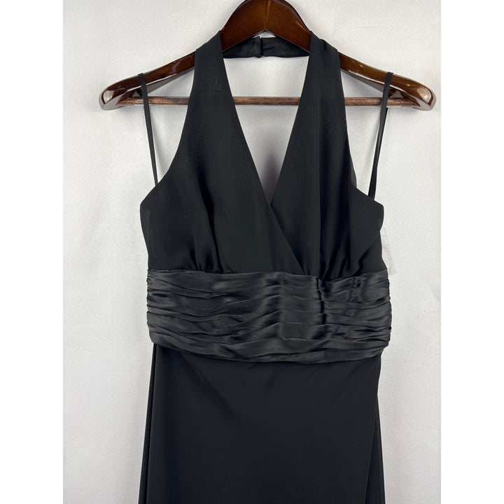 Women’s Style&Co. Size 6 Black Halter Cocktail Dress