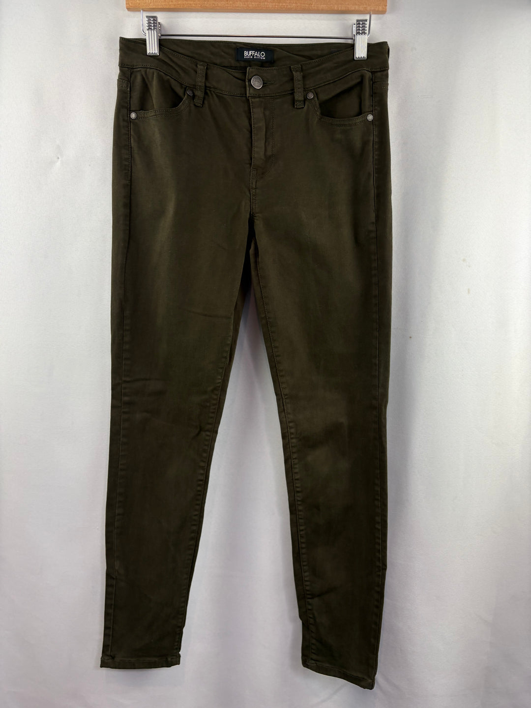 Women’s Buffalo David Bitton Size 4/27 Olive Green Skinny Jeans