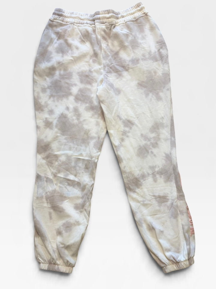 Disney Parks Walt Disney World Pastel Tie Dye Jogger Sweatpants Small Pink Logo