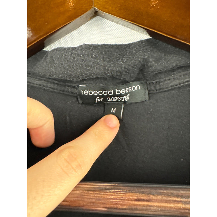 Women’s Rebecca Beeson for Levi’s Medium Black Cowelneck Long Sleeve
