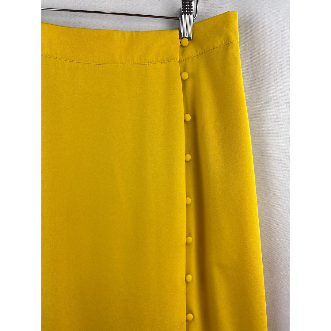 Womens A New Day Large Yellow Maxi Skirt