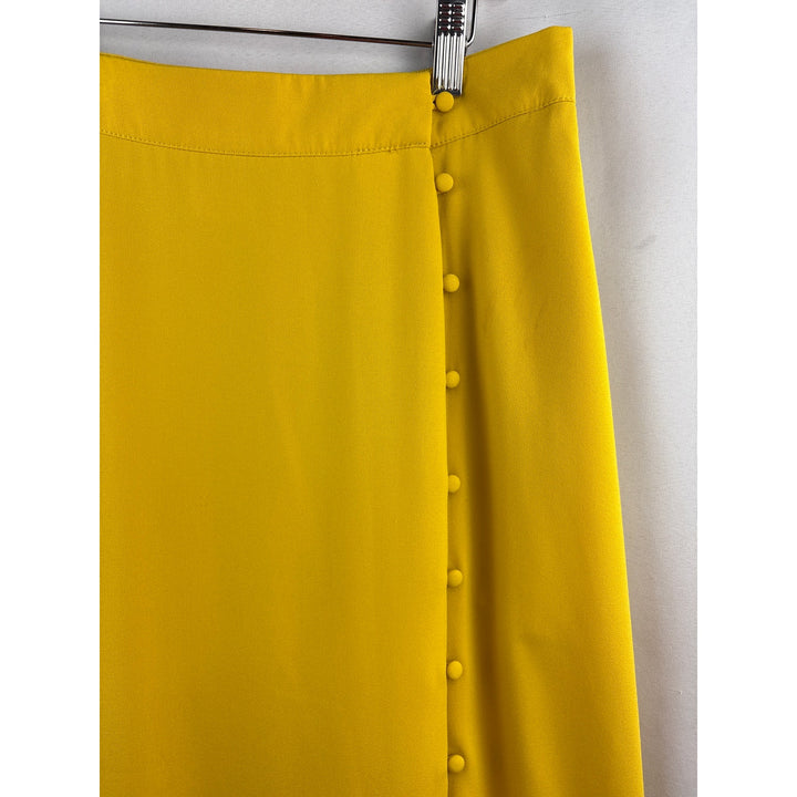 Womens A New Day Large Yellow Maxi Skirt