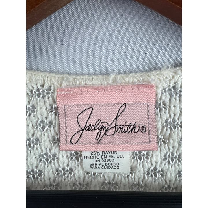 Jaclyn Smith Womens Small Cream Knit