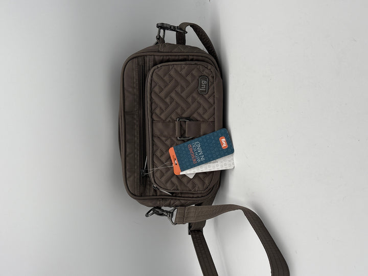 Women’s Lug Carousel Greige Quilted Cross-Body Bag