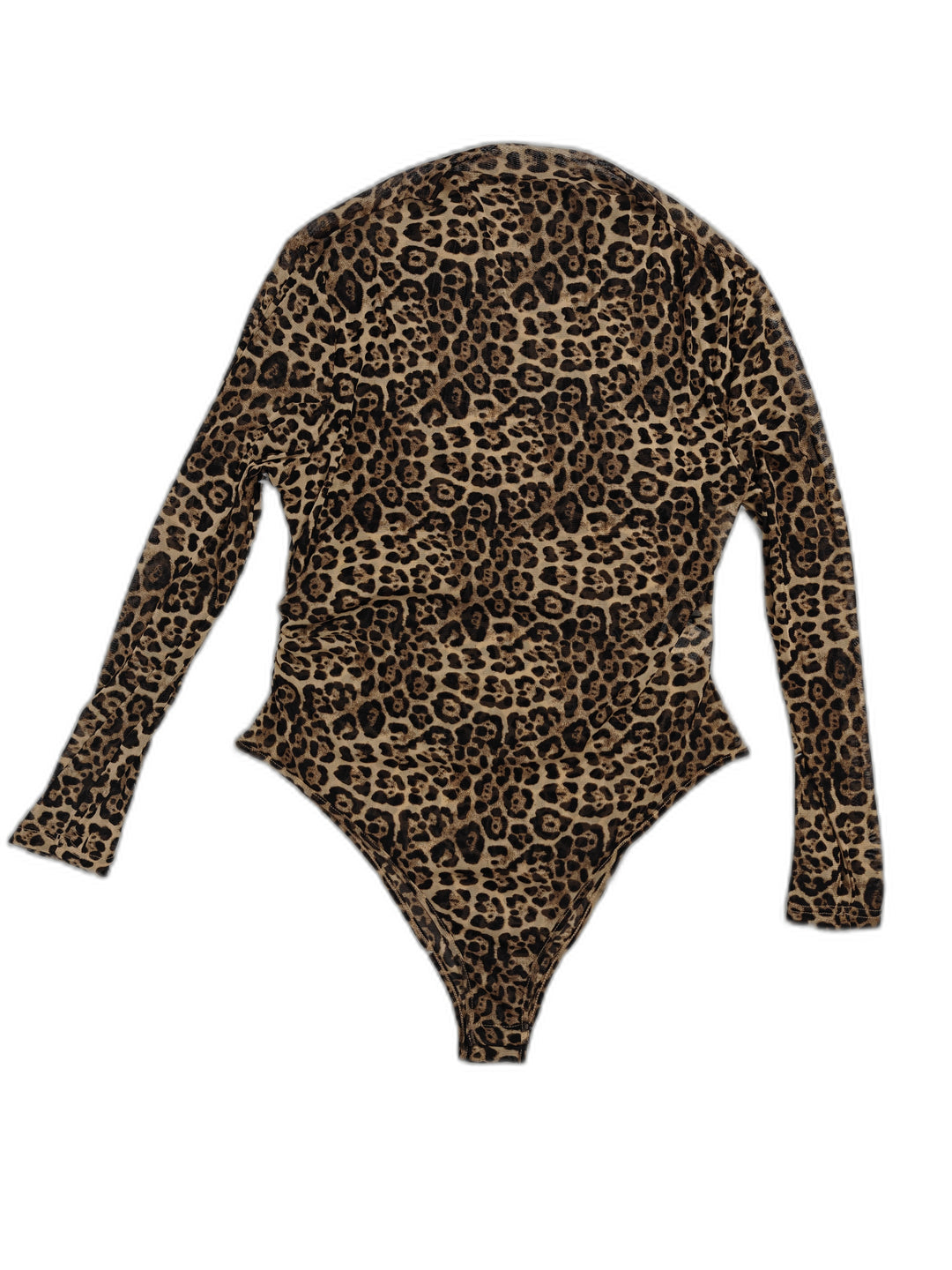 Women SHEIN CURVE Bodysuit Brown Leopard Print 1XL