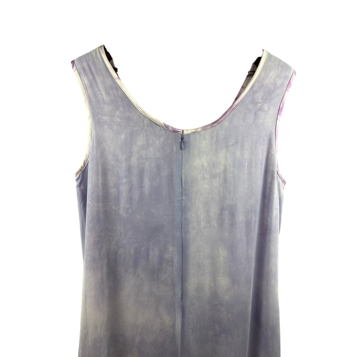 Women’s Elements Size 16 Satin Lilac Tie-Dyed Maxi Dress