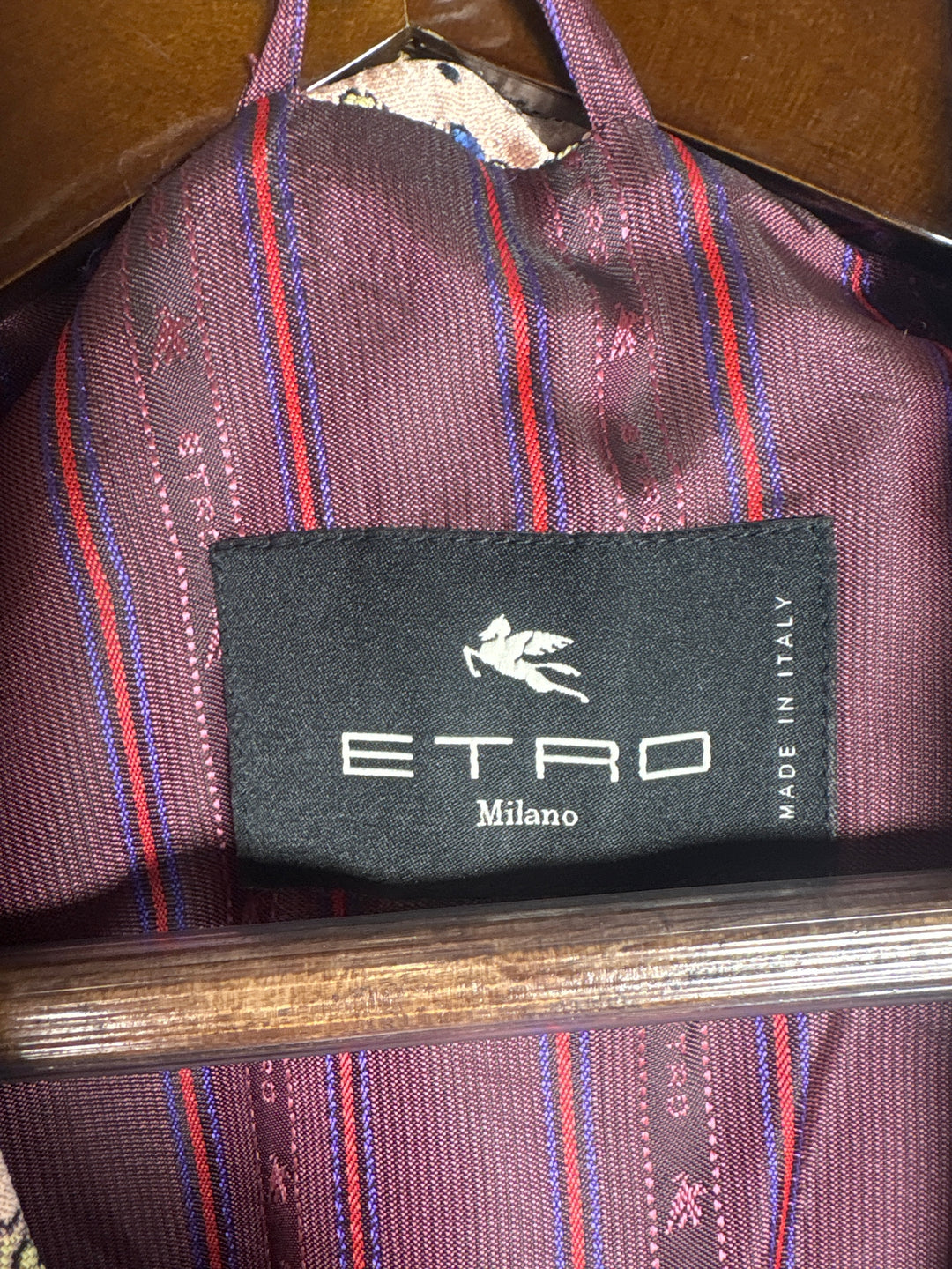 Women’s ETRO Size 40/42 Nude Abstract Patterned Pantsuit