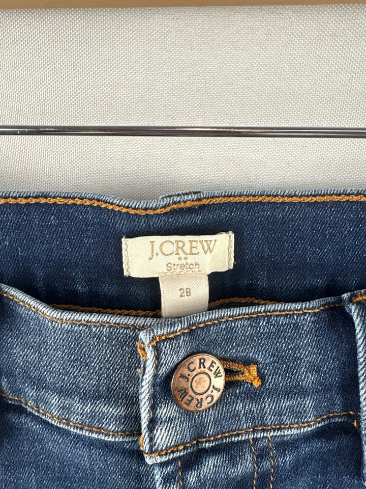 Women’s J.Crew Size 28 Medium Wash Blue Skinny Jeans