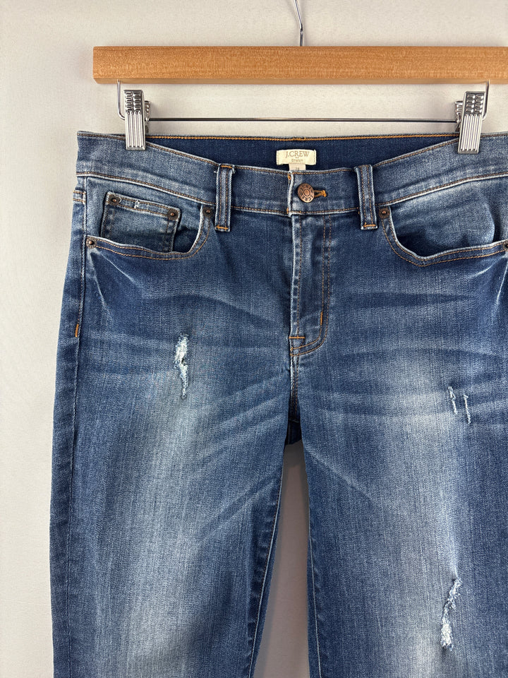 Women’s J.Crew Size 28 Medium Wash Blue Skinny Jeans