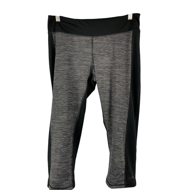 Champion Duo Dry Cropped Leggings M/M Black & Gray