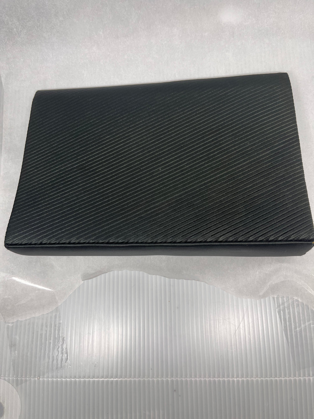Black Nylon Evening Bag by Bueno Made in Hong Kong Shoulder Strap