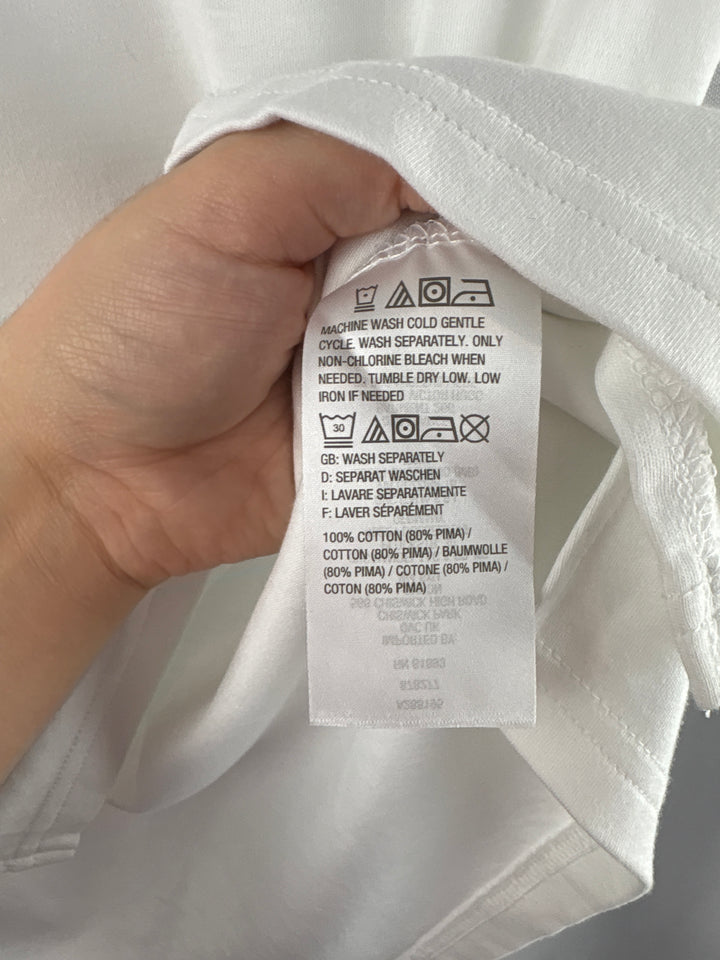 Women’s Isaac Mizrahi Live Large White T-Shirt