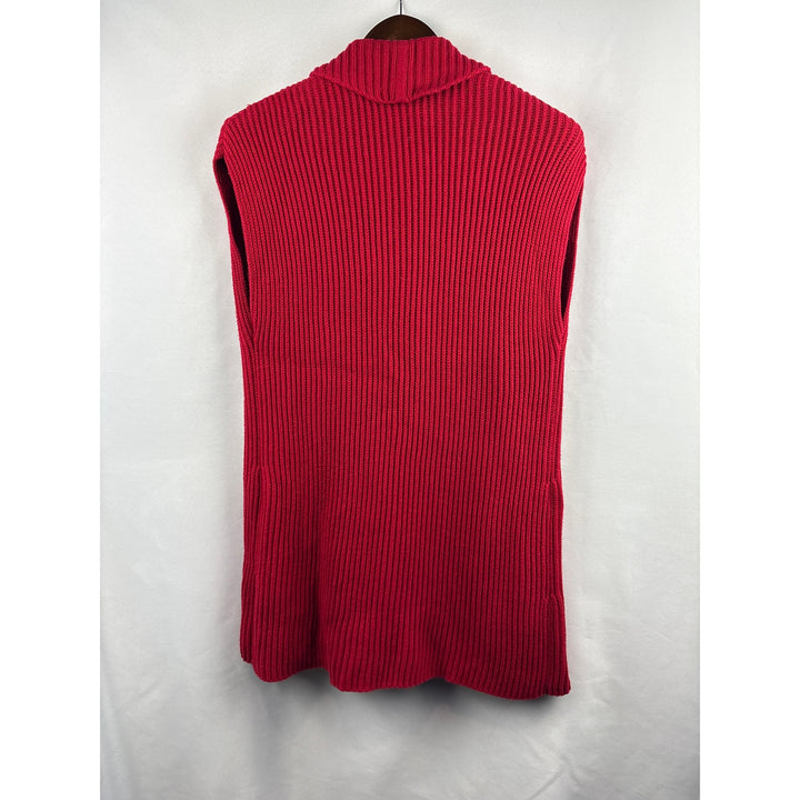 Women’s Chico’s Size 0 Red Sleeveless Sweater