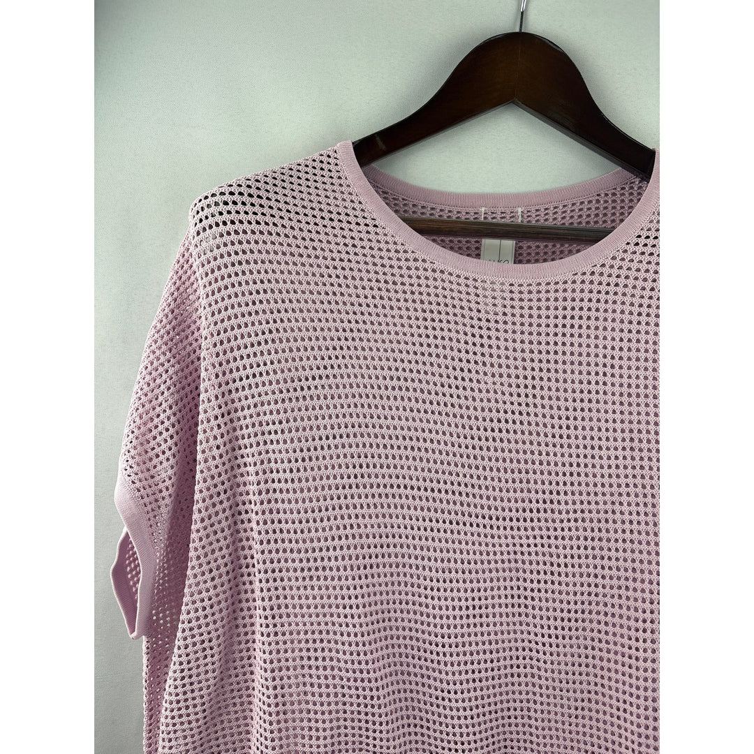 Women’s Wynne Layers XL Lilac Mesh Short Sleeve Shirt