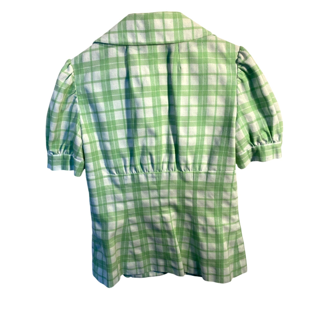 Vintage One of Kind 1960's Green Pants Suit