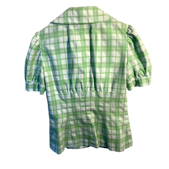 Vintage One of Kind 1960's Green Pants Suit