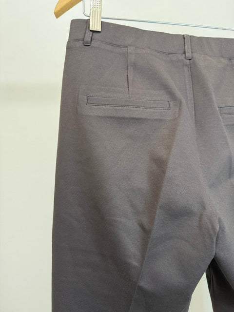 Mary Crafts Pull On Straight Leg Pants Chocolate Brown Sz12