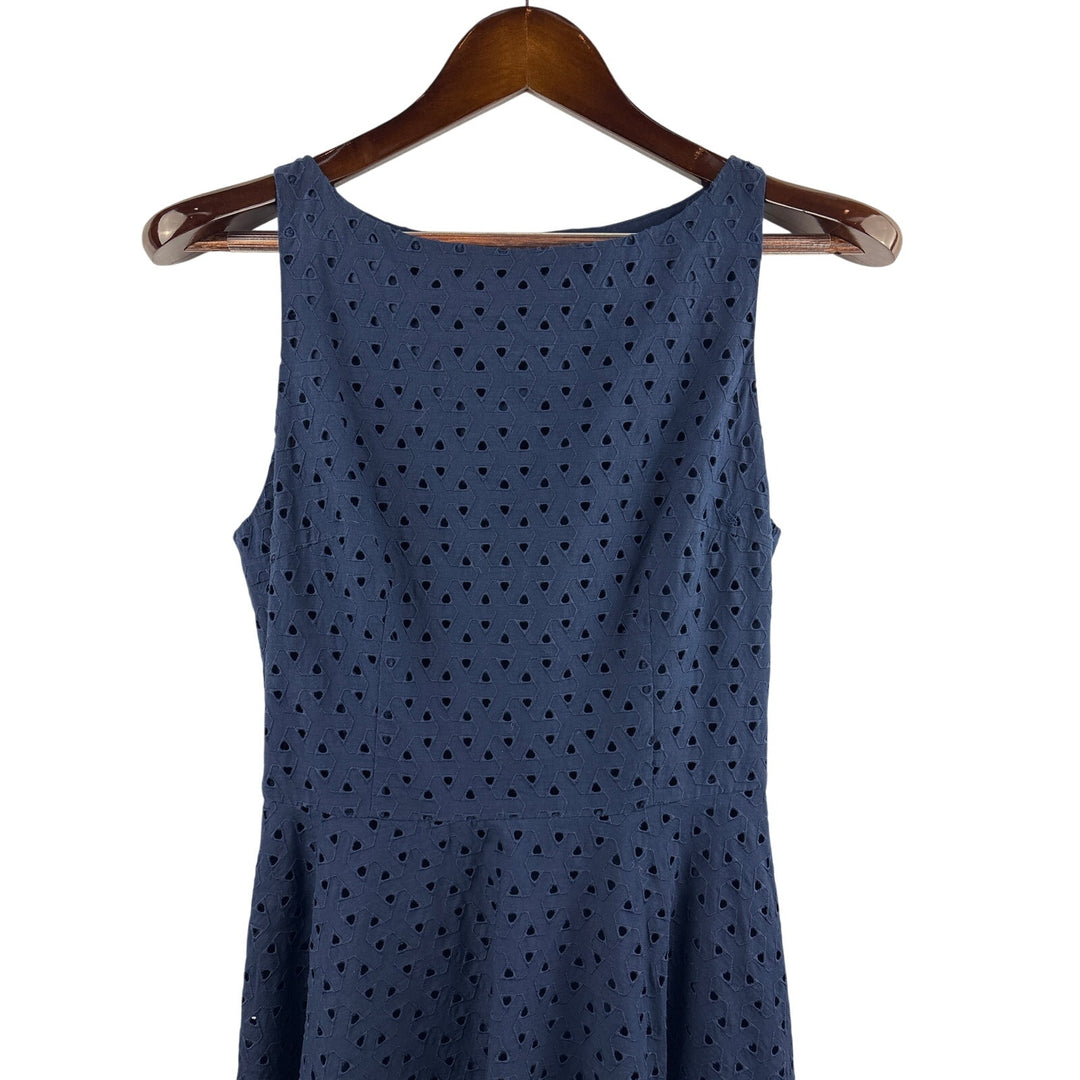 Women’s BB Dakota Size 2 Navy Blue Hi-low Dress w/ Triangular Cutouts