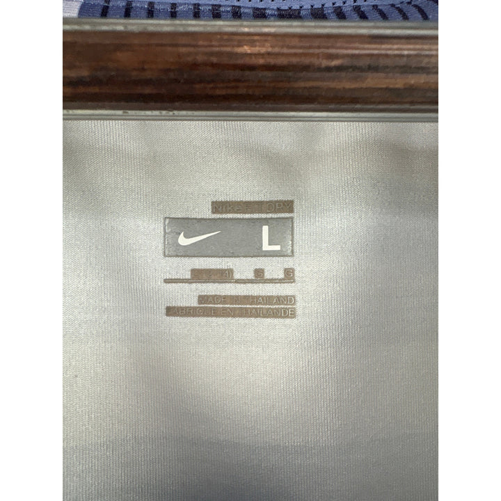 Women’s Nike Large Periwinkle, White, & Purple Striped Sports Tank