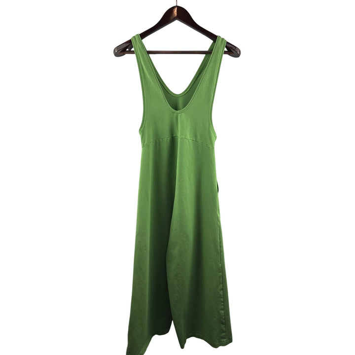 Women’s Ana + Zac XS Kelly Green Sleeveless Wide Leg Pantsuit