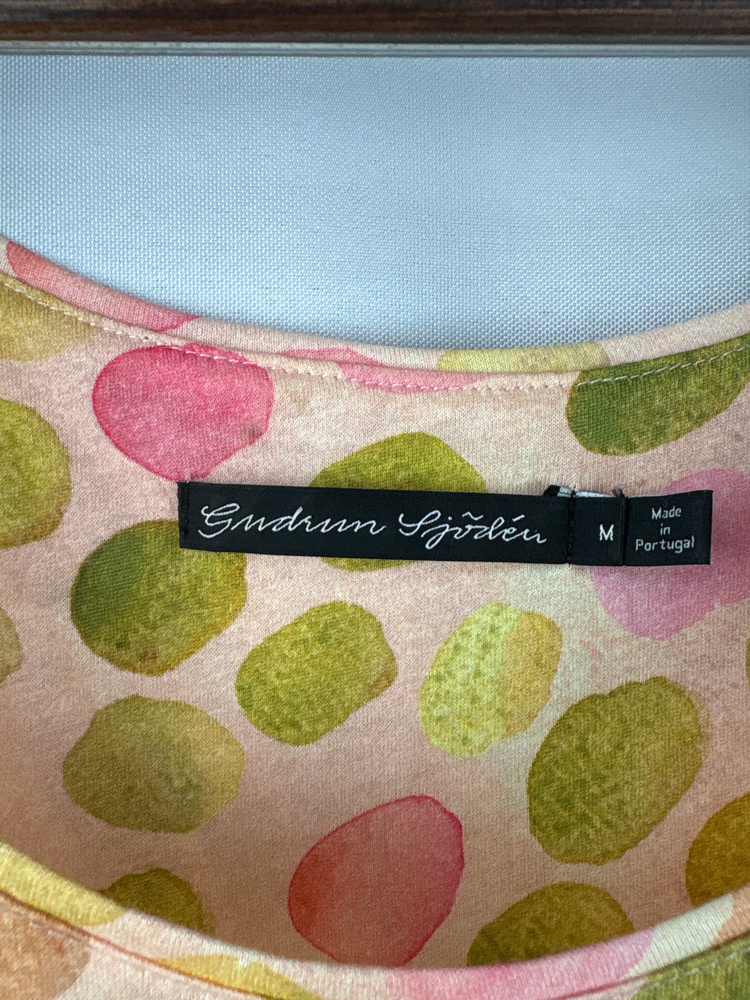 Women’s Gudrun Sjödén Medium Peach Patterned Sleeveless Blouse