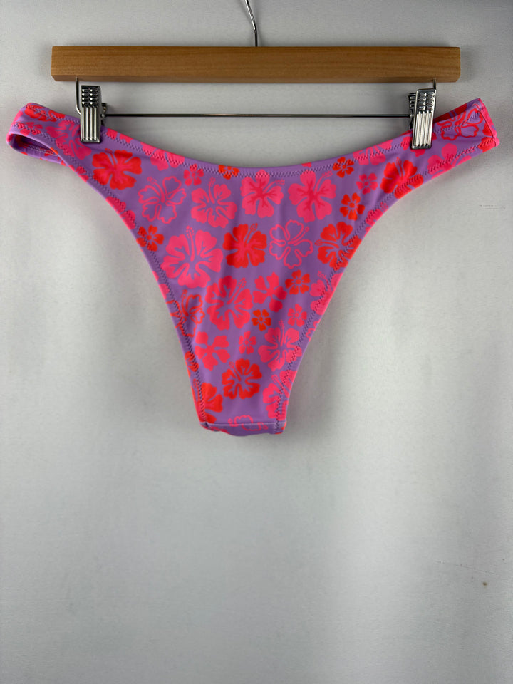 Women’s KuLani Kinis XL Purple & Pink Floral Bikini w/ Coverup