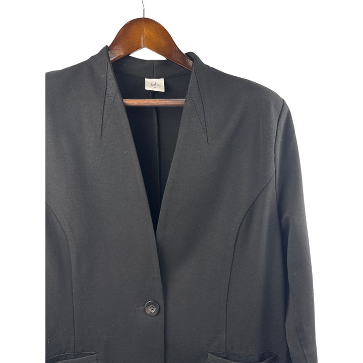 Women’s Cabi Large Black Blazer w/ Button Closure