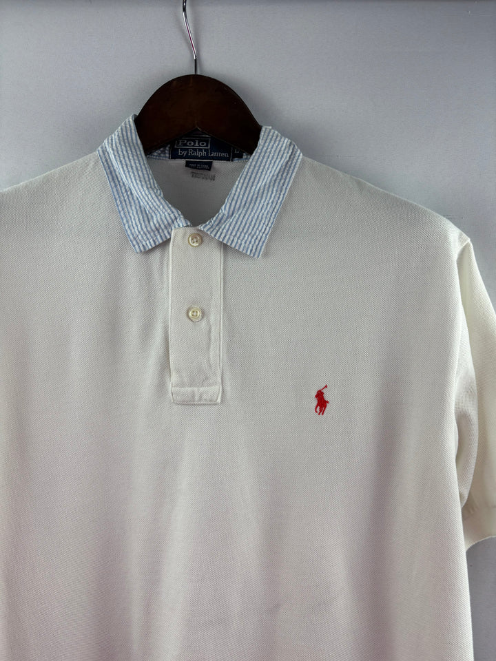 Men’s Polo Ralph Lauren Large White Polo Shirt