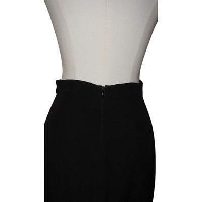 Tobi Black Maxi Skirt With Front Slit XS